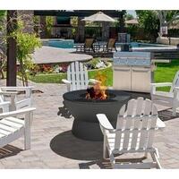 Hergom Meteor Cast Iron Fire Pit with Low Base (inc cooking grills and glove)