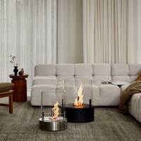 T-Lite 3 Designer Fireplace  [Colour: Black]