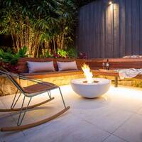 MIX 600 - Ethanol Burner Fire Pit [Colour: Bone]